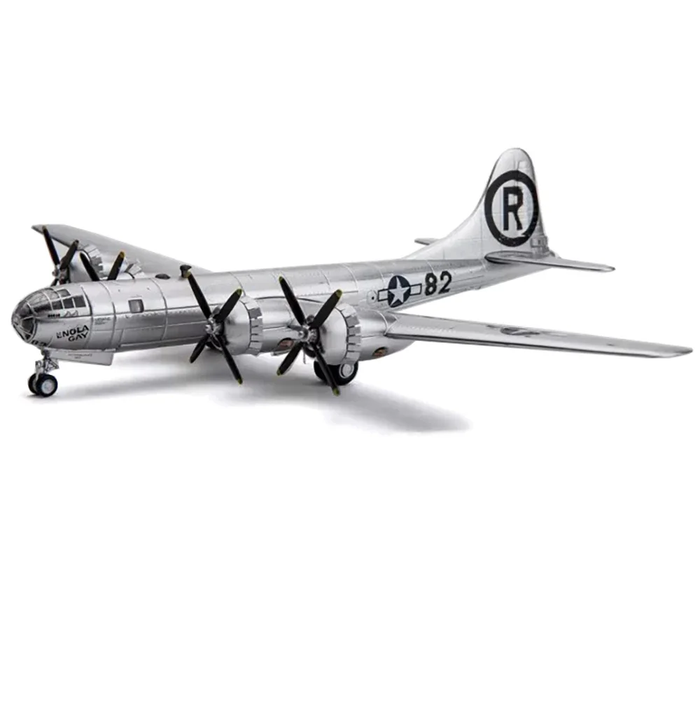 1/144 Alloy Strategic Bomber B29 US Air Force B-29 Superfortress Aircraft Model Toy for Collection Room Decoration