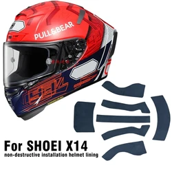 For SHOEI X14 X 14 Helmet Lining Pad non-destructive Installation Adjustment Sponge Pad