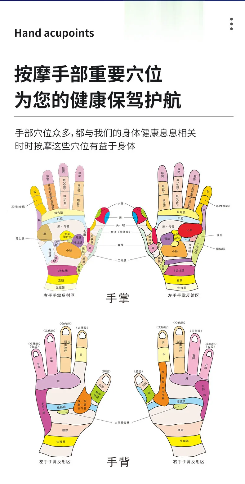 Aquecido Acupoint mão massageador, fisioterapia ar compressão massagem, palma massageador, dedo, pulso, spa, relaxar, alívio da dor