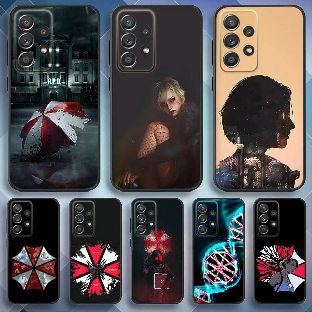 

Game R-Resident Evil Phone Case For Samsung S 25,24,23,22,30,21,10,9,Ultra,Plus,Lite,FE,4,5 G Soft Black Case