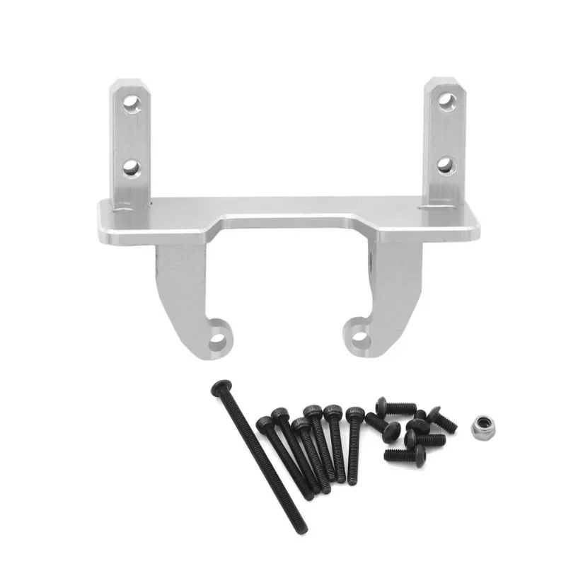 Eixo de metal servo montagem base suporte para axial scx10 ii 90046 90047 ar44 eixo mn999 1/10 rc rastreador carro atualização peças