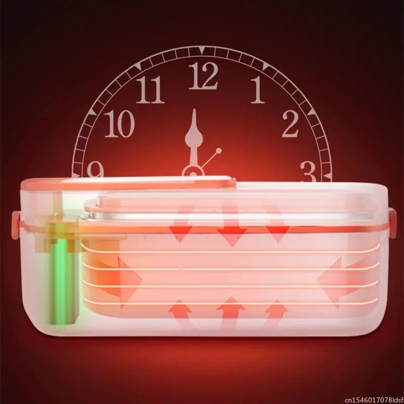 Youpin الحياة عنصر التدفئة الكهربائية علب الاغذية اللاسلكية المحمولة قابلة للشحن صندوق الغداء 1L 2200mAh الغذاء العزل صندوق الغداء