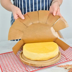 40cm Reusable Cake Tin Liner Cake Baking Mat Round Non Stick Baking Pan Sheet Heat Resistant Oven Baking mat Oil Paper BBQ Pad