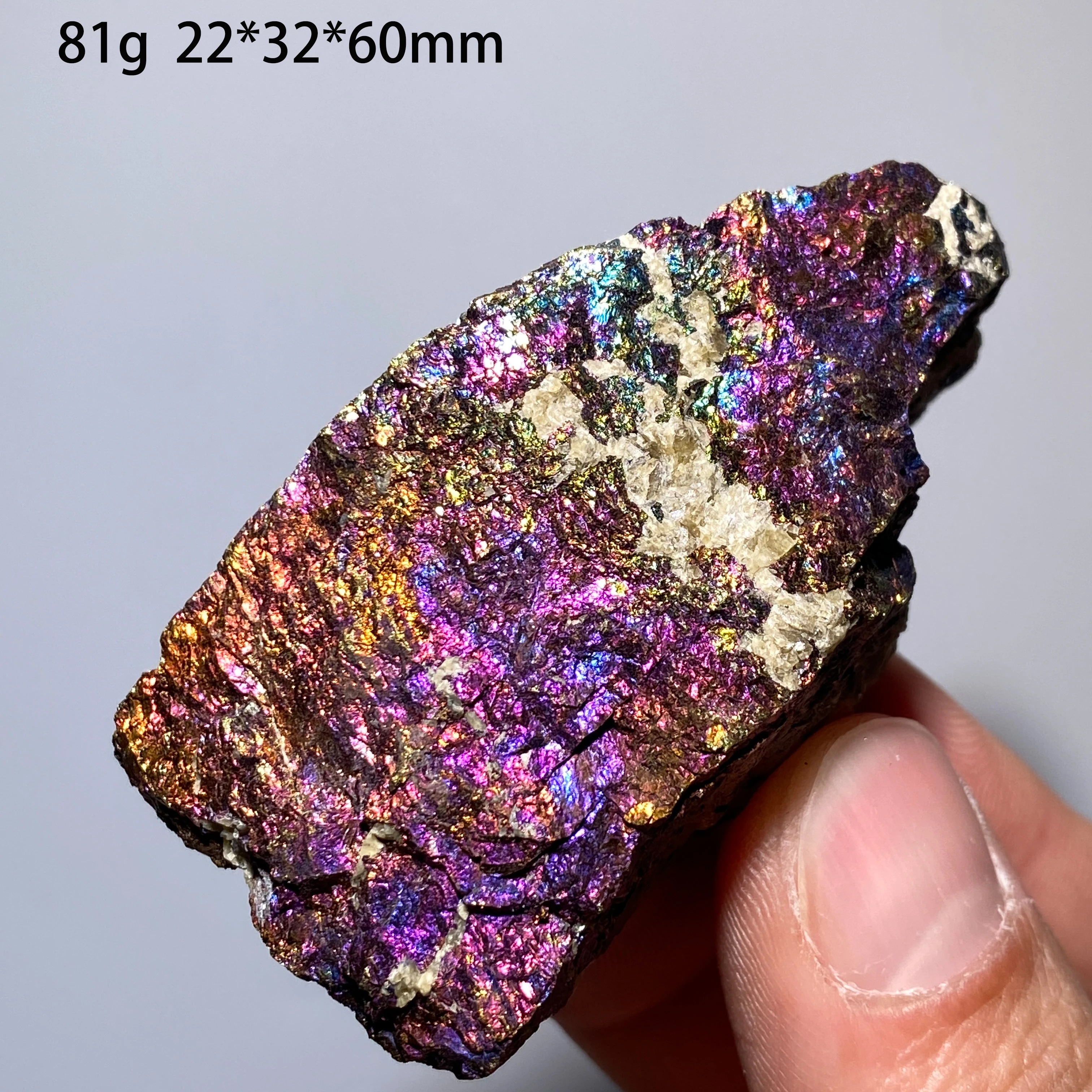 100% Natural Colorful Copper Ore Bornite Mineral Specimen Healing Stone Crystal Quartz Home Decor