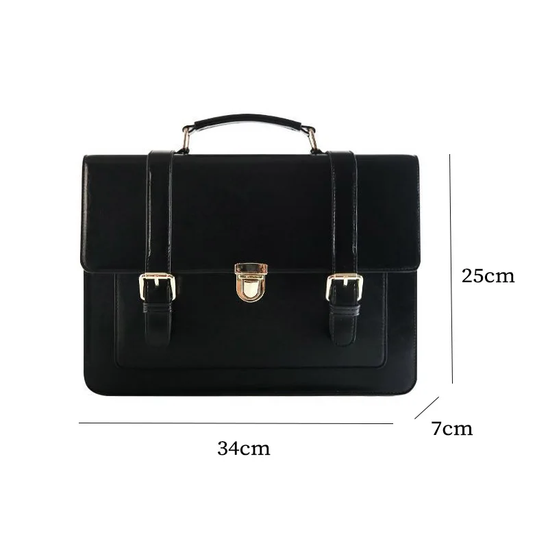 حقيبة يد للطلاب اليابانيين حقيبة مدرسية ريترو حقيبة ظهر من البولي يوريثان JK حقائب موحدة حقيبة كروس سعة كبيرة حقيبة ساعي حقيبة كامبريدج #6