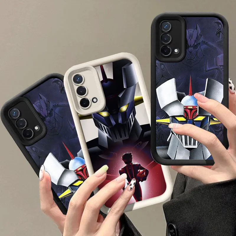 Anime Mazinger Z Phone Case For OPPO A3 Reno 10 11 12 Pro 11F 12F A58 A78 4G A98 A3X 5G A15 A16 A17 A38 A53 A57 A60 A92