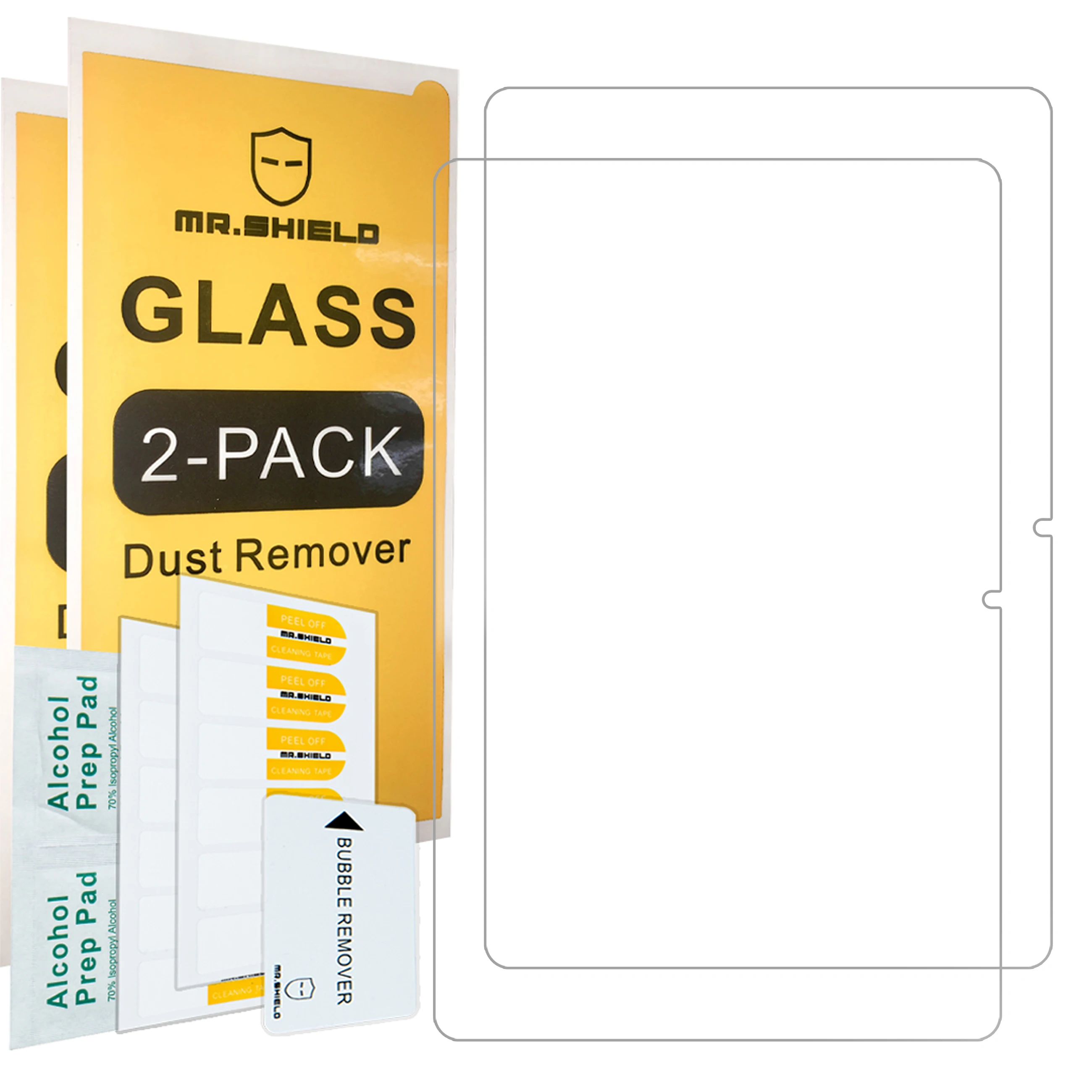 Mr.Shield Screen Protector compatible with CWOWDEFU Tablet 11 inch [Tempered Glass] [2-PACK] [Japan Glass with 9H Hardness]