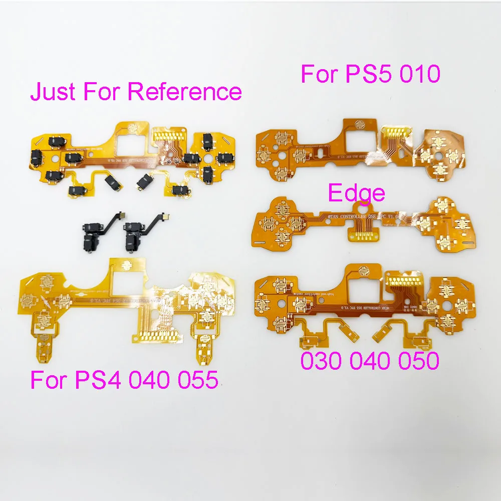 1 مجموعة تحتاج إلى لحام ل PS5 V1 V2 V3 010 030 040 050 تحكم أزرار أمامية ذكية لأزرار Dualsense الزناد Clicky Flex