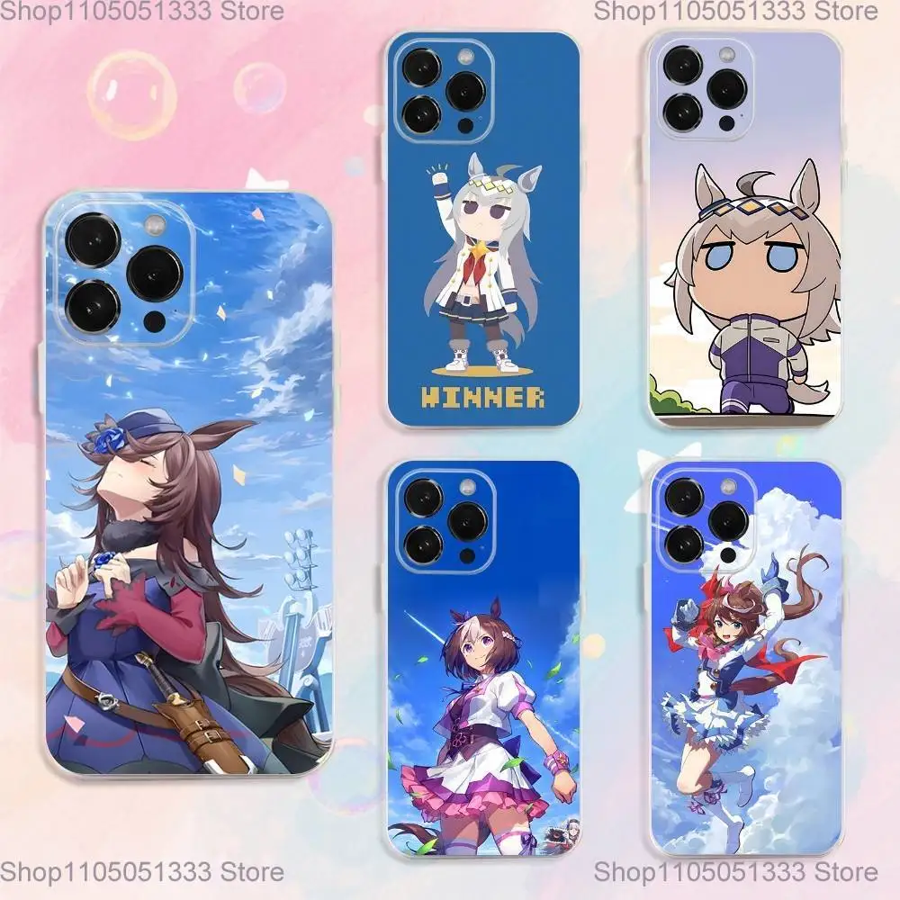 

Uma Musume Pretty Derby Phone Case For iPhone 17,16,15,14,13,12,11 Plus,Pro,Max,XR,XS,Plus,E,SE4,Mini Transparent Cover