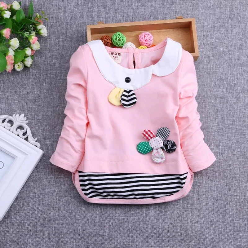 

18M-4T girls kids spring autumn Fashion Cartoon cotton children brand coat