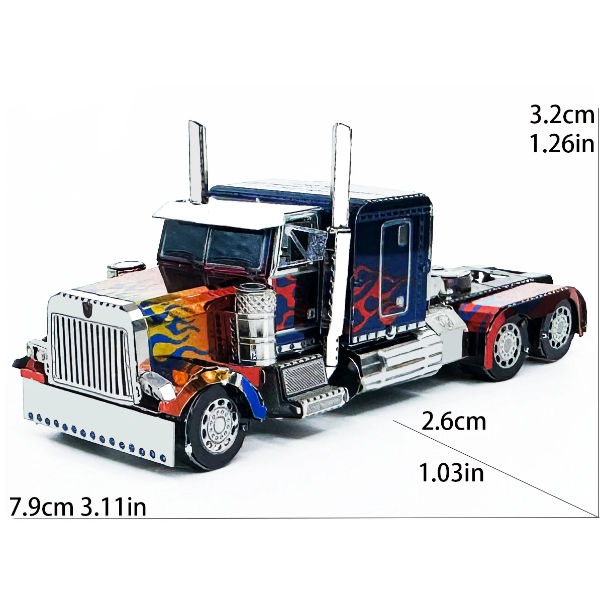 truck 3D Metal Puzzle model kits DIY Laser Cut Puzzles Jigsaw Toy For Children