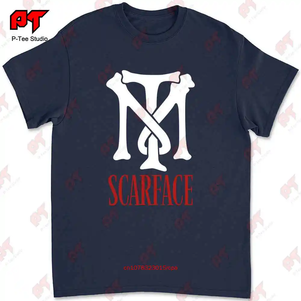 Scarface Tm Logo Mob Mafia Al Pacino Tony Montana T-shirt 0JQ8