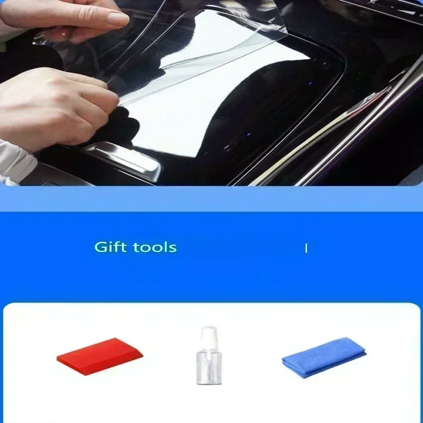 For Changan UNIZ UNI-Z 2024 Tpu Transparent Film Car Interior Sticker Center Control Navigator Door Car Accessories