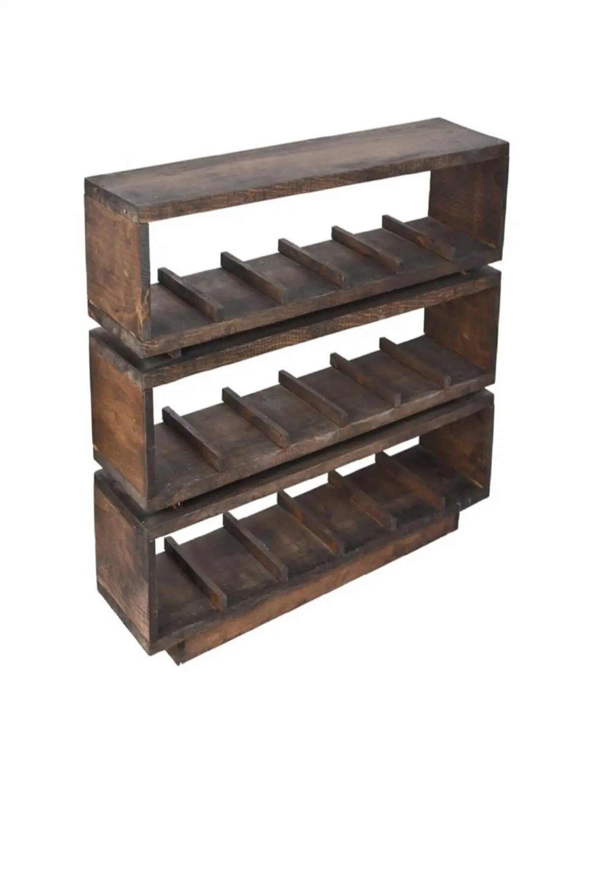 Holz Massivholz Fiel 18 Pcs Wein Rack