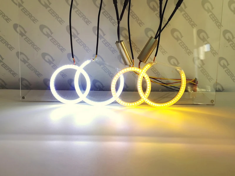 Für Hyundai Terracan 2001-2004 2005 2006 2007 Ultra Helle A/W Switchback Tag Licht Blinker LED Angel Eyes Kit Halo Ringe