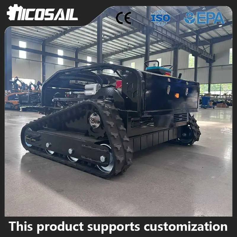 Custom Lightweight Remote Control Lawn Mower Euro 5 Standard CE Approved For Household Garden Care