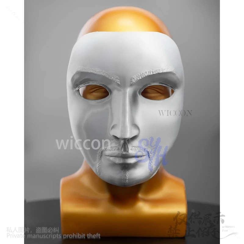 الرعب أنيمي Baldwin IV تأثيري الفضة الرجعية الوجه ثلاثية الأبعاد حمض البوليلاكتيك قناع الفيلم مرحلة هالوين هدايا عيد الميلاد كوس مخصصة