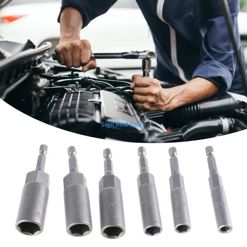 1/4inch Driver Sockets HEXETS SOCKET SOCKETS PORTE POWER TOLL 41XB