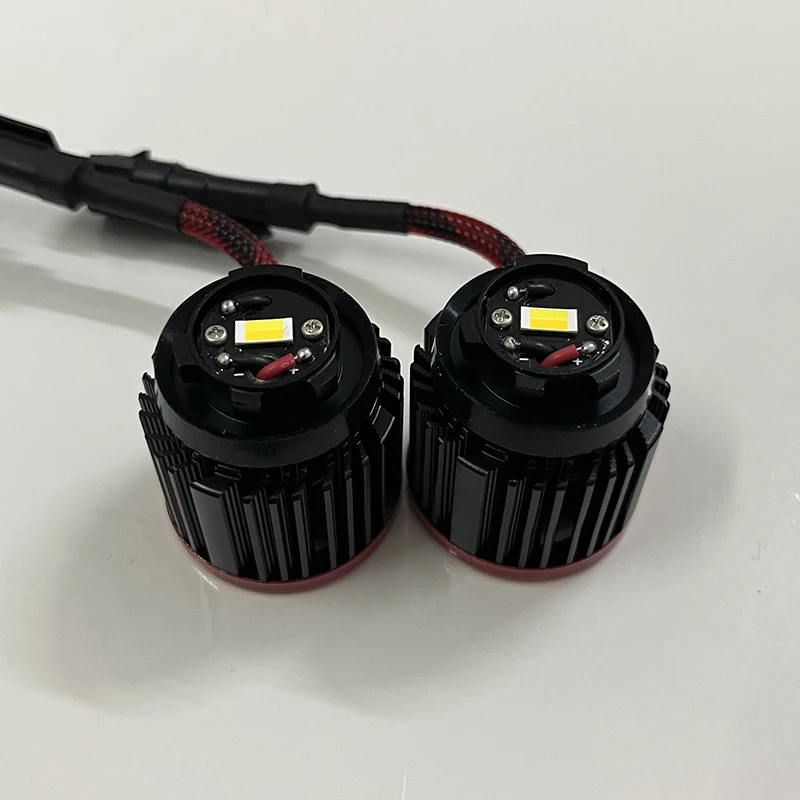 Dual Color L1B LED Fog Lamp Light With 3570 Chips 30W OEM Halogen Size 6500K 3000K For Honda Toyota