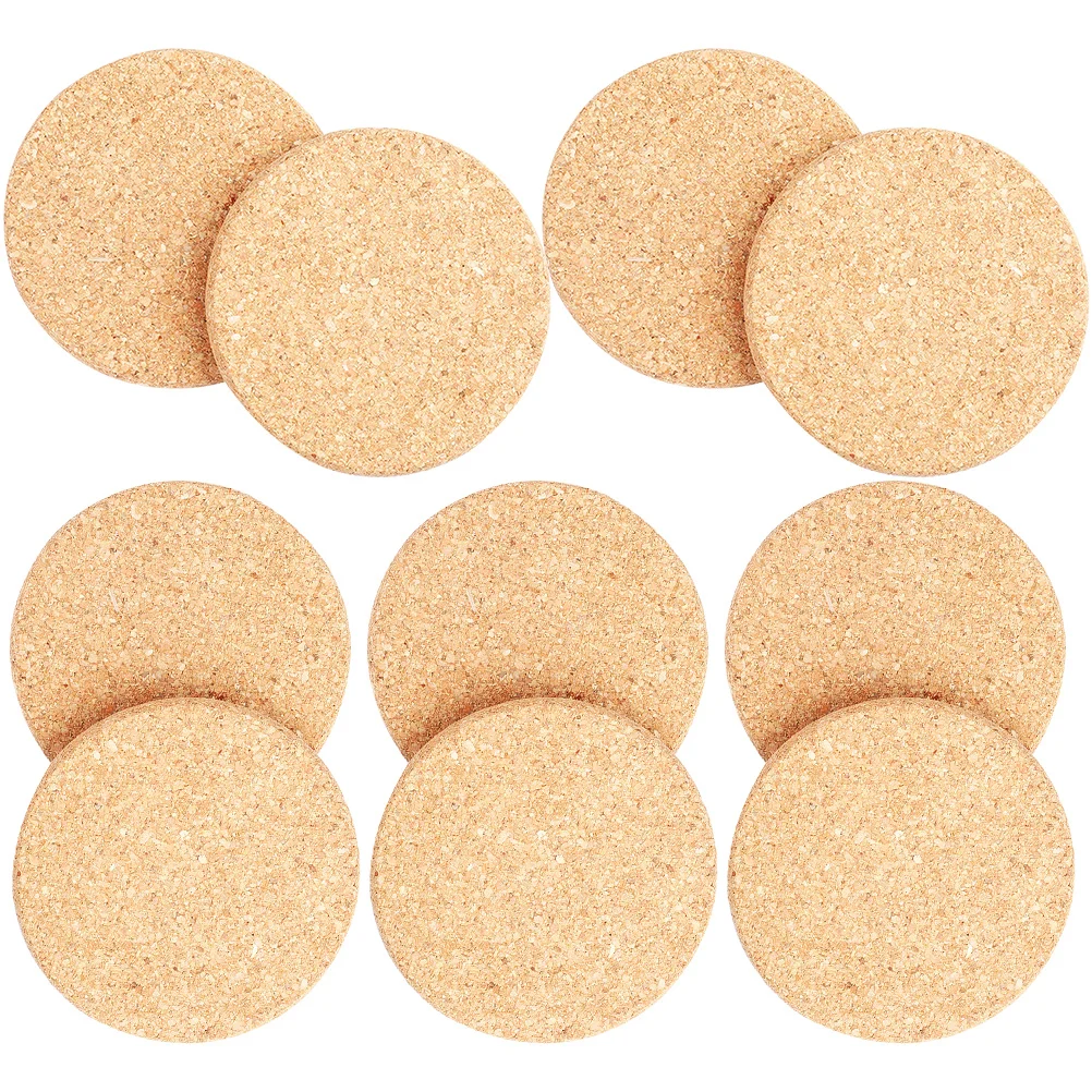

10pcs Flower Pot Mat Cork Coasters Round 190mm Diameter Non Slip Plants Saucer Absorbent Water Proof DIY Decor