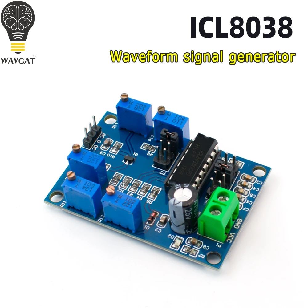 12V15V ICL8038 Waveform Signal Generator Sine Triangle Square Wave Module 10Hz-450KHz Medium and Low Frequency Signal Source