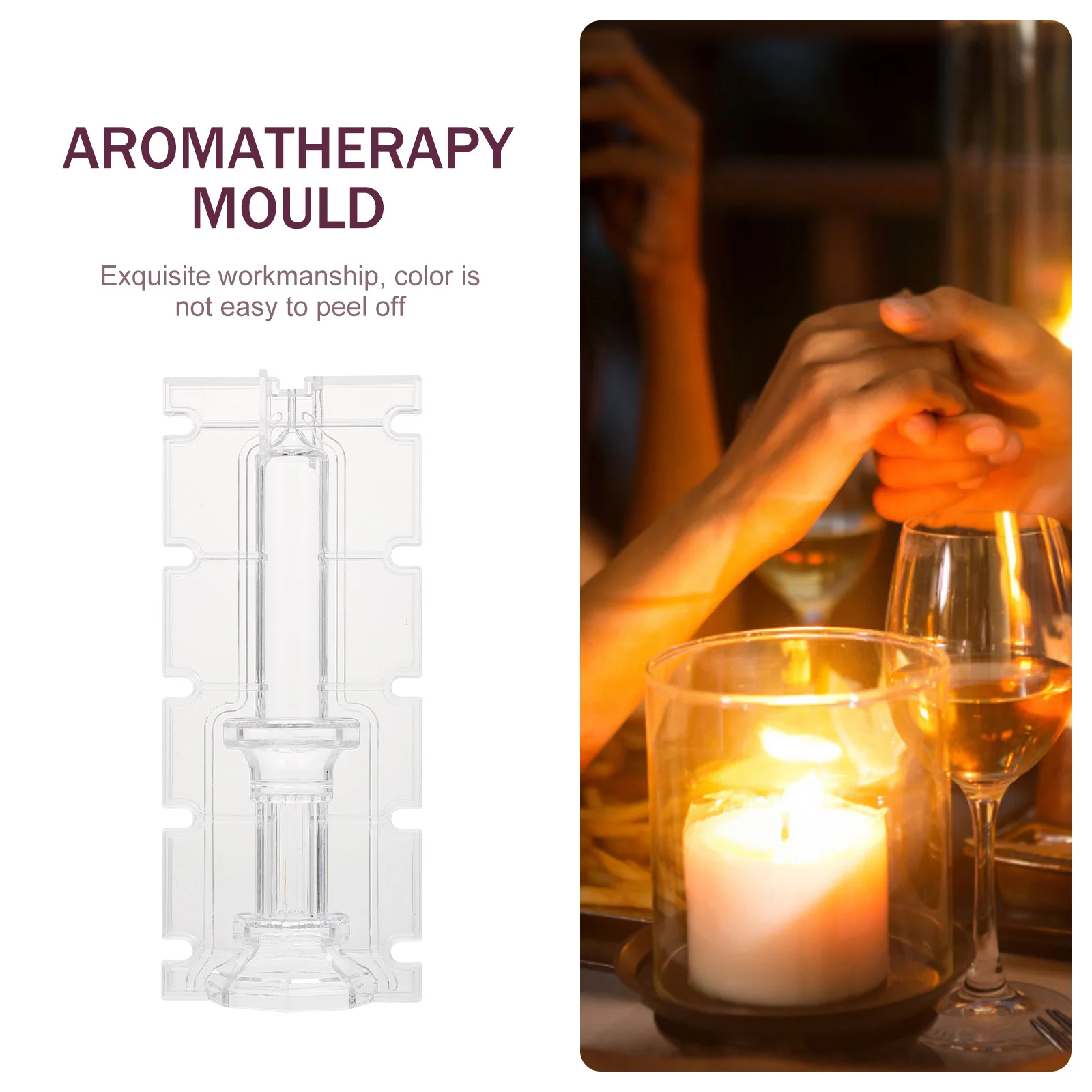 

1Pcs Octagonal Mold Plastic Aromatherapy DIY Making Tool for Handmade Scented Candles Desktop Ornament Craft Gift