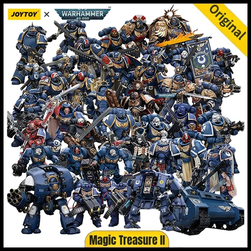 【Auf Lager zum Versand】1/18 JWarhammer 40K Ultramarine Guilliman Titus Metaurus Chaplain Biologis Calgar Varus MKIII Actionfigur