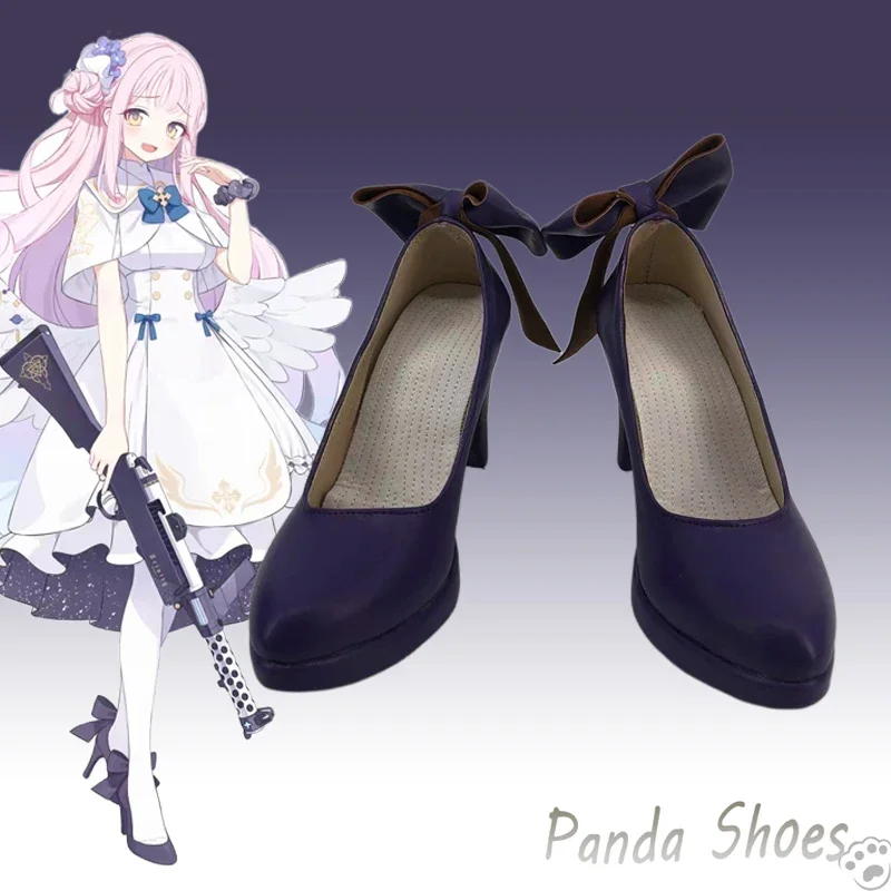 

Blue Archive Misono Mika Cosplay Shoes Anime Game Purple Cos Boots Comic Cosplay Costume Prop Shoes for Con Halloween Party
