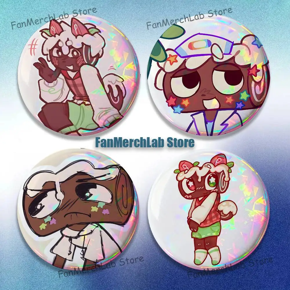 

D-Dandys W-World Cosmo Creative Round Badge Button Pin Bag Decor Fans Collection Friends Gift Brooch