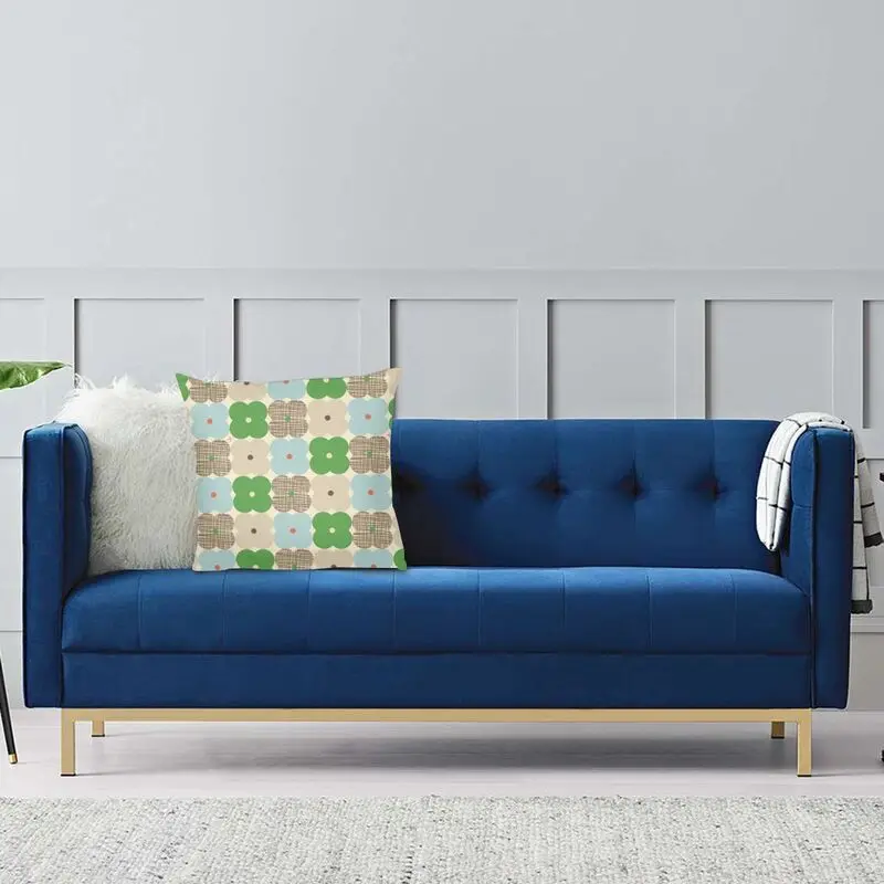 Orla Kiely Scandinavian Floral Modern Pillow Cover Home Decorative Cushion Case Double Sided Print Outdoor Cushion