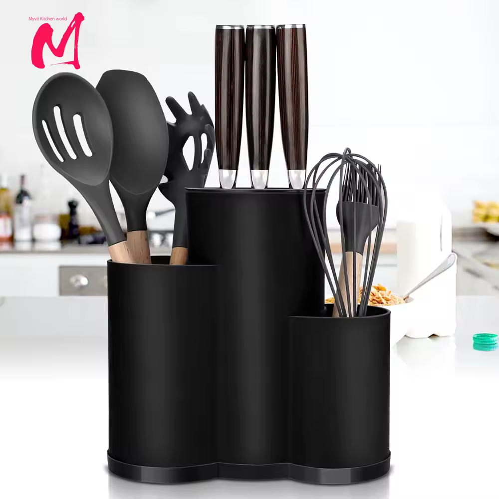 Knife Holder Multi-purpose Utensils Kitchen Cutlery Storage Cylinder Storage Box Storage Rack Shelf For Knives