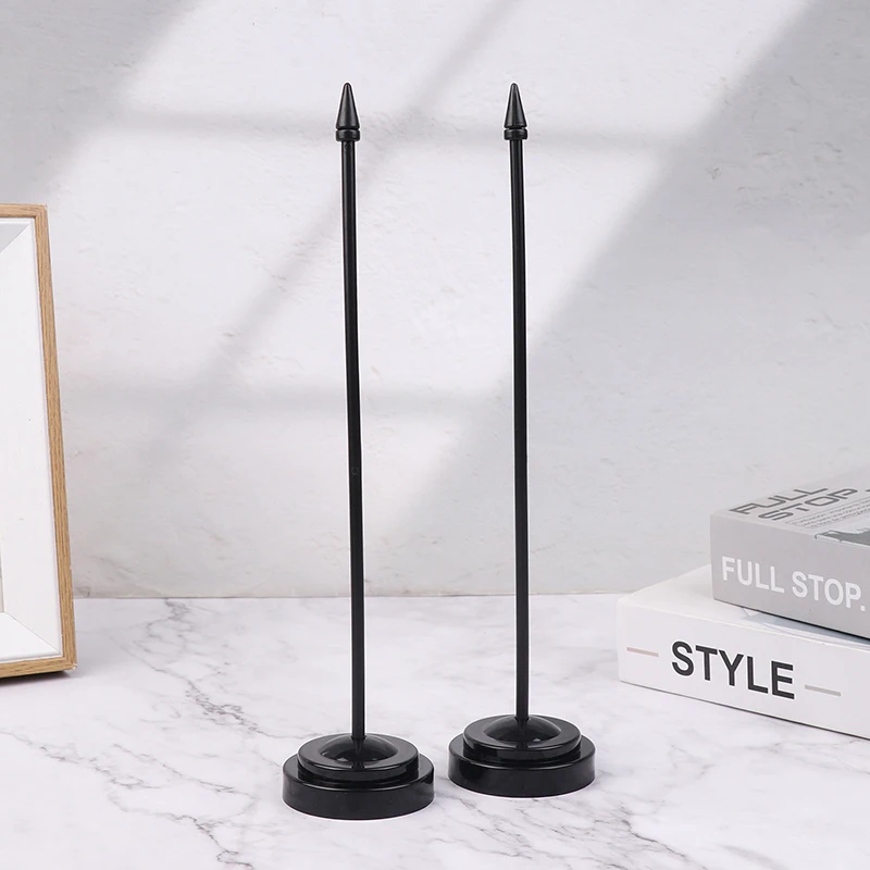【New】5Pcs Universal Flagpole Flag Display Holder Nail-Free Flagpole Flag Support Stand Banner Pedestal  Desk Flagpole view 4