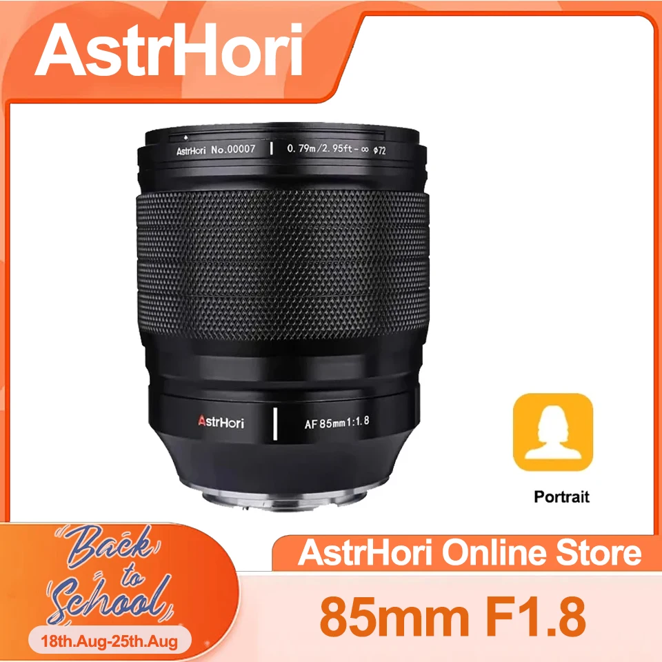 

AstrHori 85mm F1.8 AF Full Frame Auto Focus Mid-telephoto Portrait Lens for Nikon Z Mount Camera