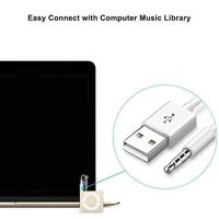 2 Pcs Charger Data USB 3.5mm Sync Audio Cable For IPod Shuffle MP3 Player 7th 6th 5th 4th 3rd 2nd 1st Gen Accessory
