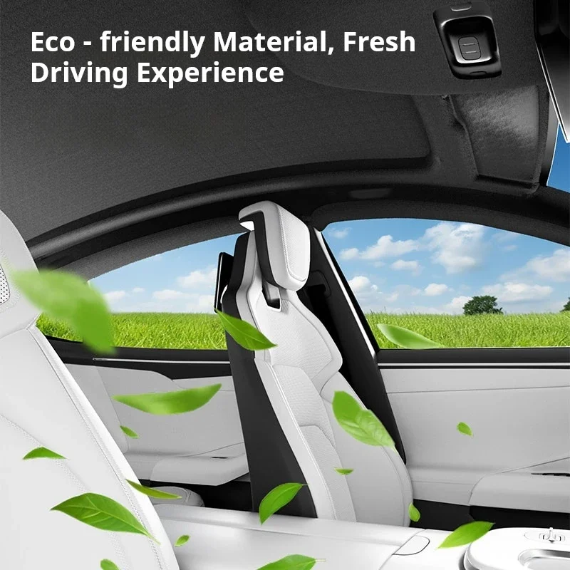 For Xiaomi SU7 Panoramic Roof Sunshade Two Piece Design Car Top Sunscreen Heat Shield Interior Accessories