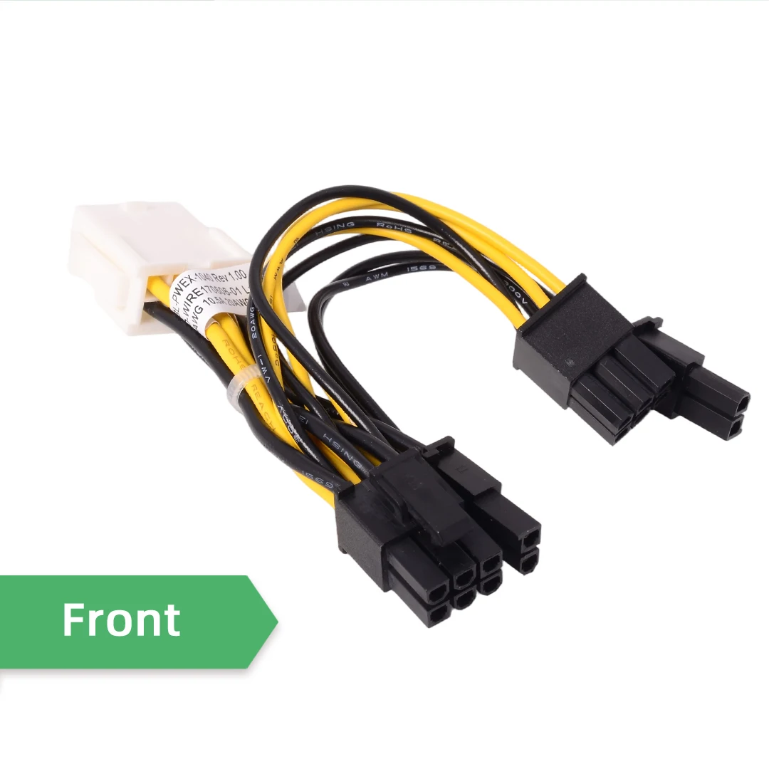 GPU Power Cable CBL-PWEX-1040/1028 8P to Dual 8P 8P to Dual 6+2P Graphics Card Adapter For AI Server