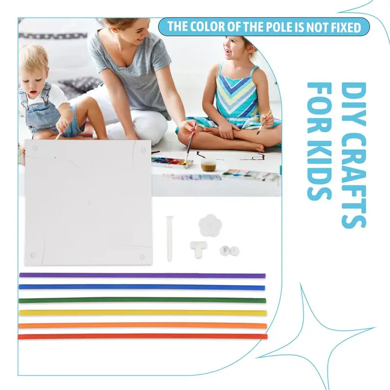 -[33A Tvdae] 48 Pcs DIY Pinwheels Craft White Blank Paper Pinwheels Color Your Own Pinwheels For Kids Summer Activity Arts