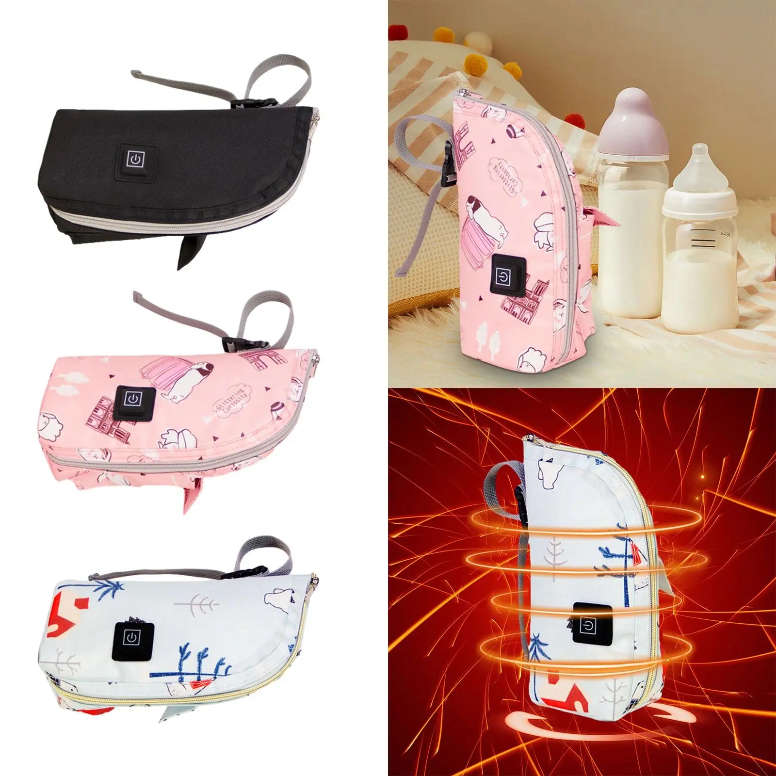 

Дорожные сумки с подогревом бутылочек, изолированная сумка для грудного молока для мамы, детского сада, кормления