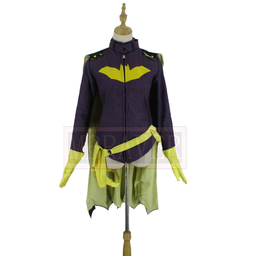 

Superhero Barbara Gordon Cospaly Batgirl Uniform Outfit Costume Halloween Christmas Custom Made Any Size