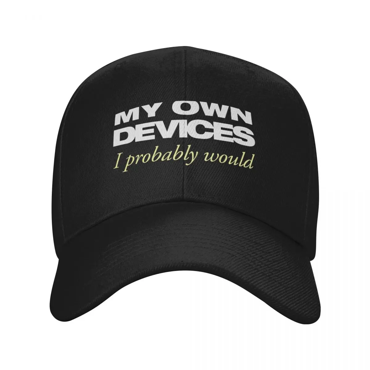 Left to my own devices Baseball Cap Luxury Brand Golf Hat Anime Boy Child Women's