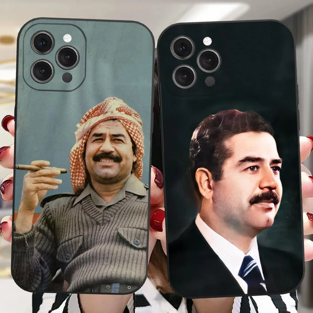 Apo Abdullah Ocalan Saddam Hussein Phone Case For iPhone 16,15,14,13,12,11 Plus,Pro,Max,XR,XS,X,7,8 Plus,SE,Mini Silicone Soft