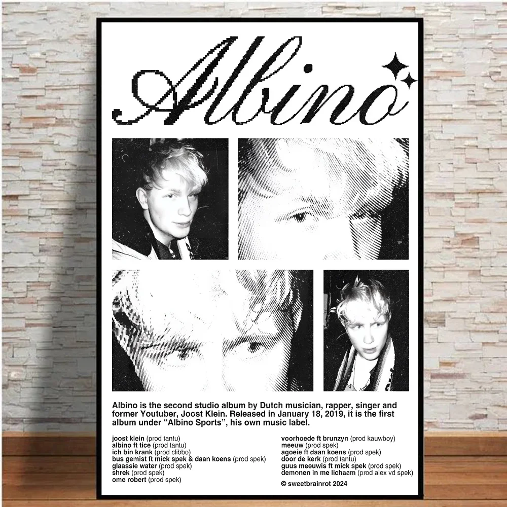 1 قطعة جوست كلاين المغني المشارك المشارك ورقة طباعة غرفة المعيشة المنزلي غرفة نوم مدخل بار مقهى الفن اللوحة الديكور