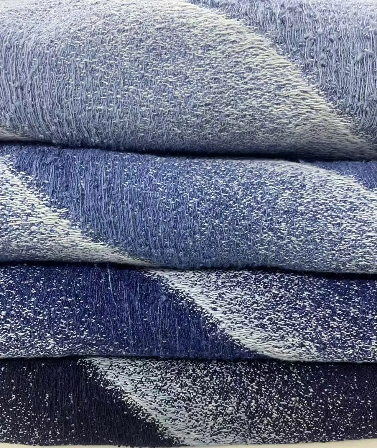 

Denim Fabric Thickened Jacquard Washed Denim For Sewing Dresses Bags Pants bags hats DIY Denim Fabric