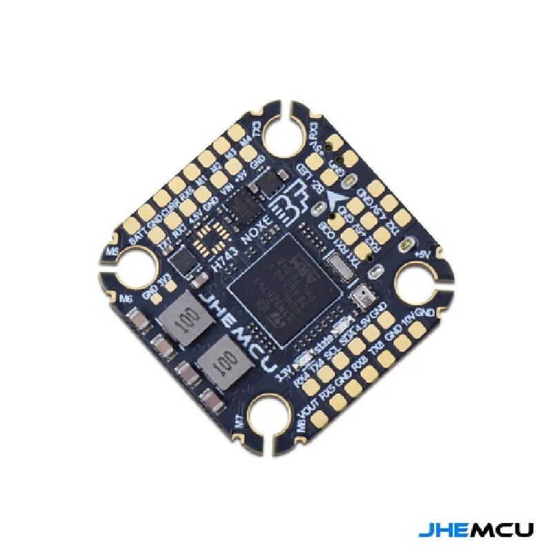 JHEMCU H743NOXE Flight Controller Stack 32Bit 60A BLHELI32 4IN1 ESC FPV Racing Quadcopter Drone DIY Replacement Accessories