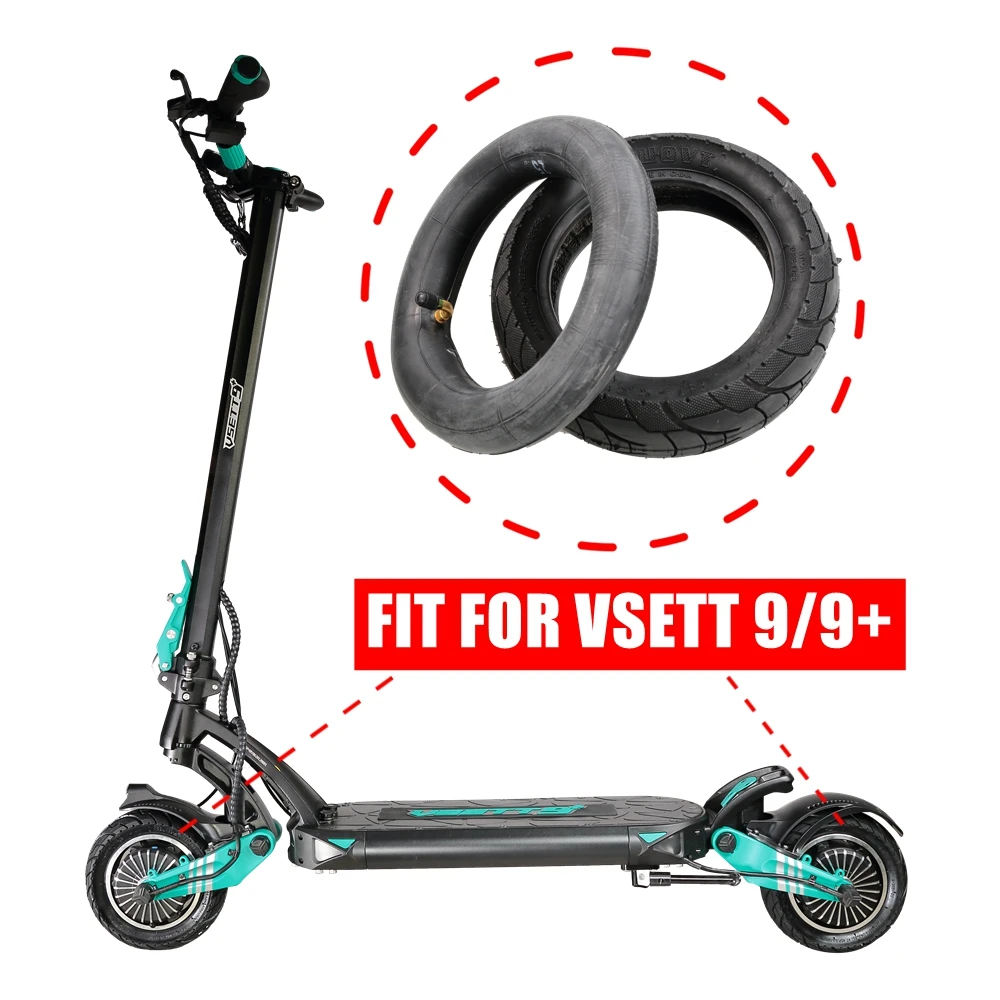 TUOVT 8.5x3 Inch Widened Pneumatic Outer Tire With HOTA 8.5 Inch Inner Tube for Electric Scooter VSETT 8 9 9+ Inflatable Tyre