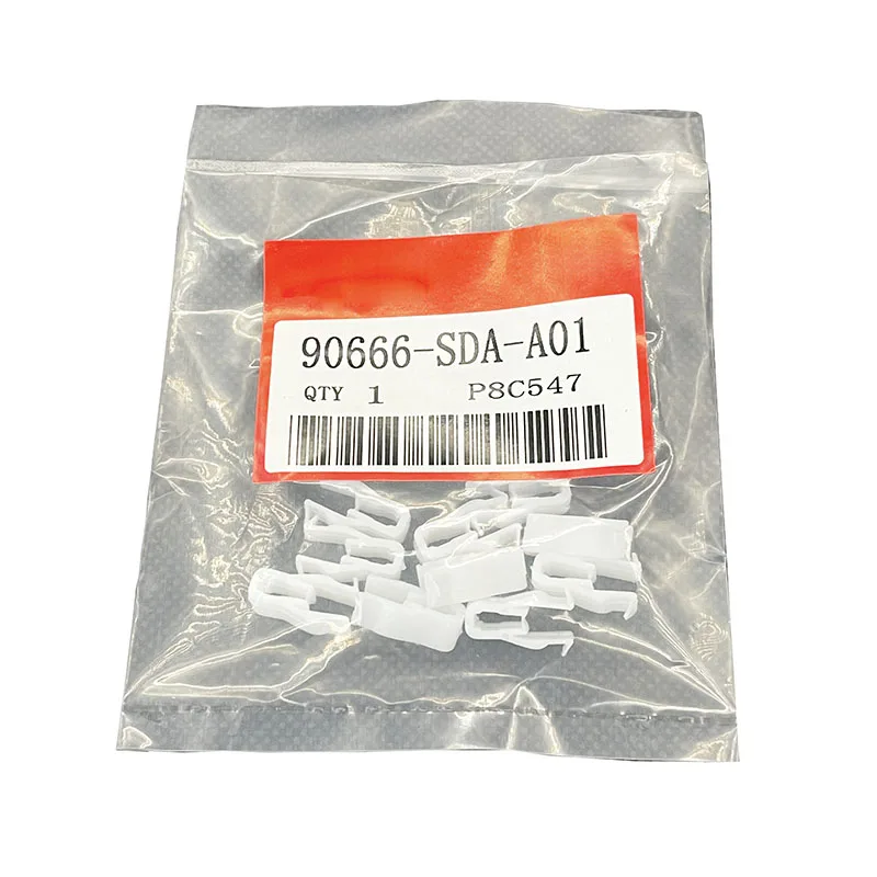 10 pcs 90666-SDA-A01 For Honda Cowling Instrument Cover Bar Fairing Snap Clip Plastic Fastener Clips