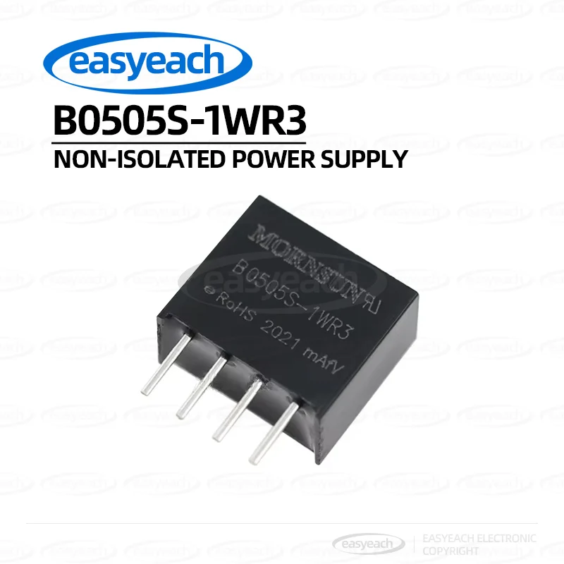 B0505S-1WR3 DC-DC Isolated Regulated Power Supply Fixed-Voltage Isolated Unregulated Single-Output 5V-5V