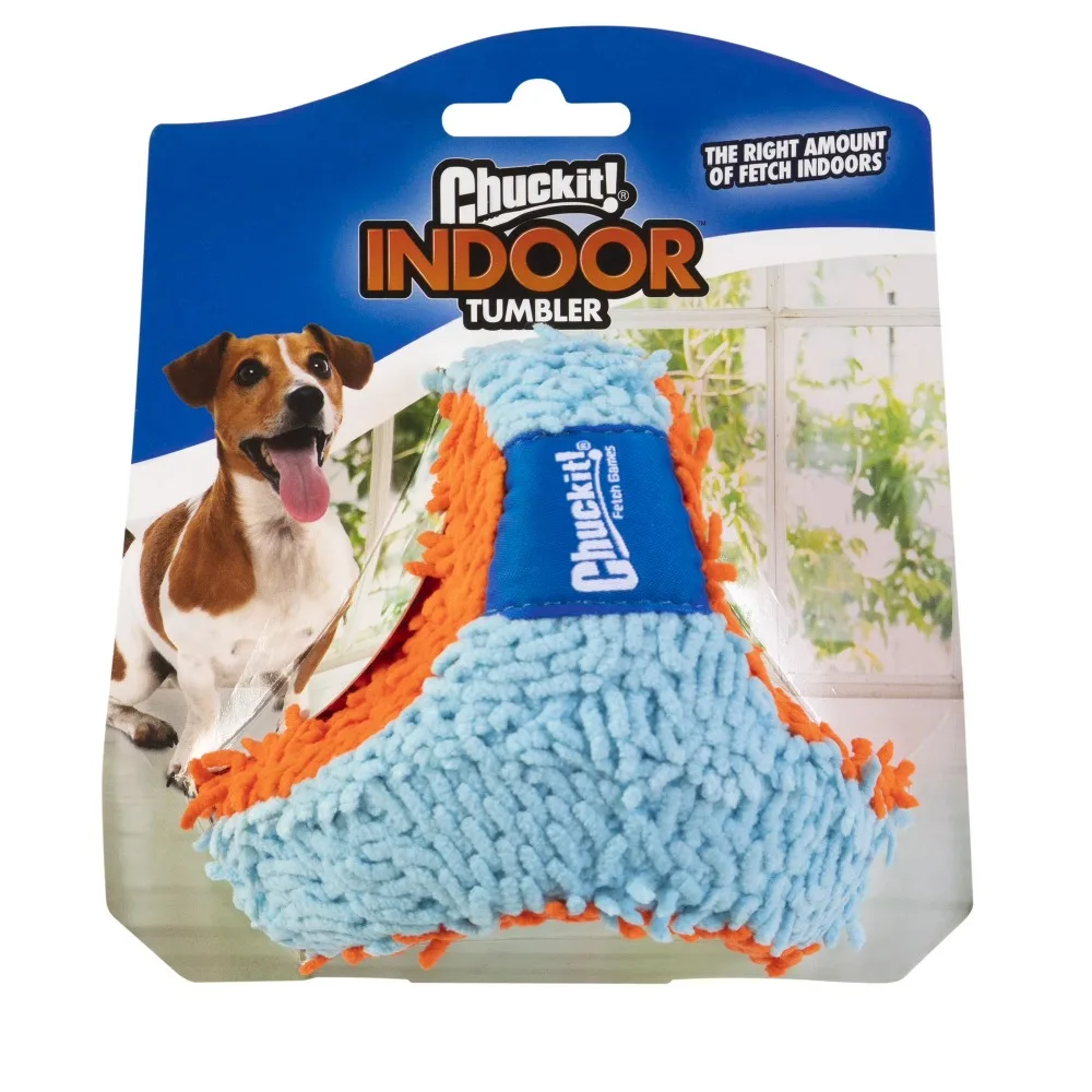 Indoor Tumbler Chenille Plush Dog Toy