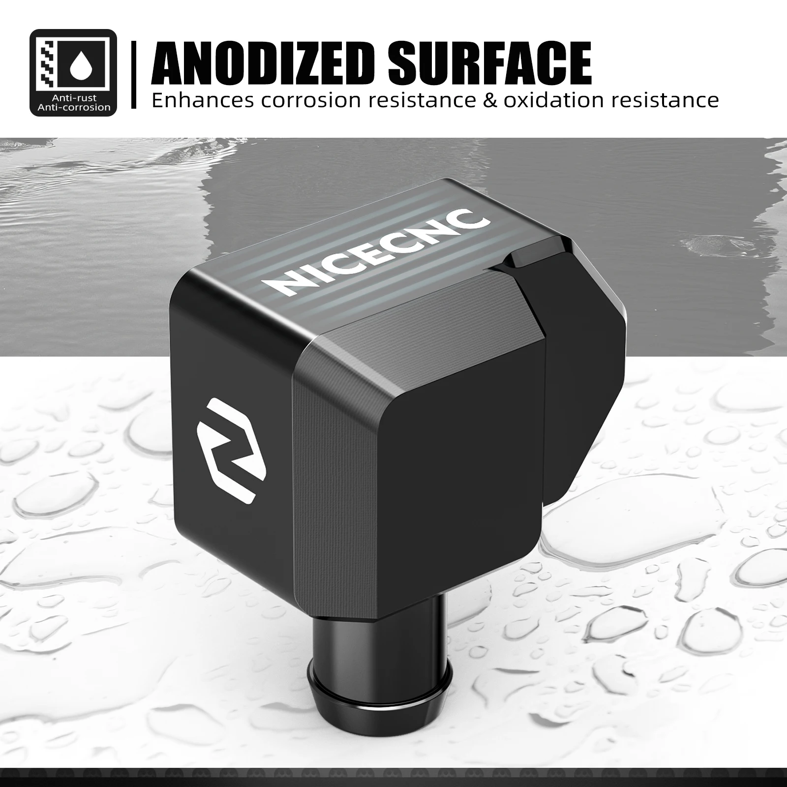 NICECNC 2024-2026 KTM EXC 300 SX 125 XCW 300 XC 300、Husqvarna TE300、GasGas EC300 TBI用 クランクケース圧力センサーブラケット