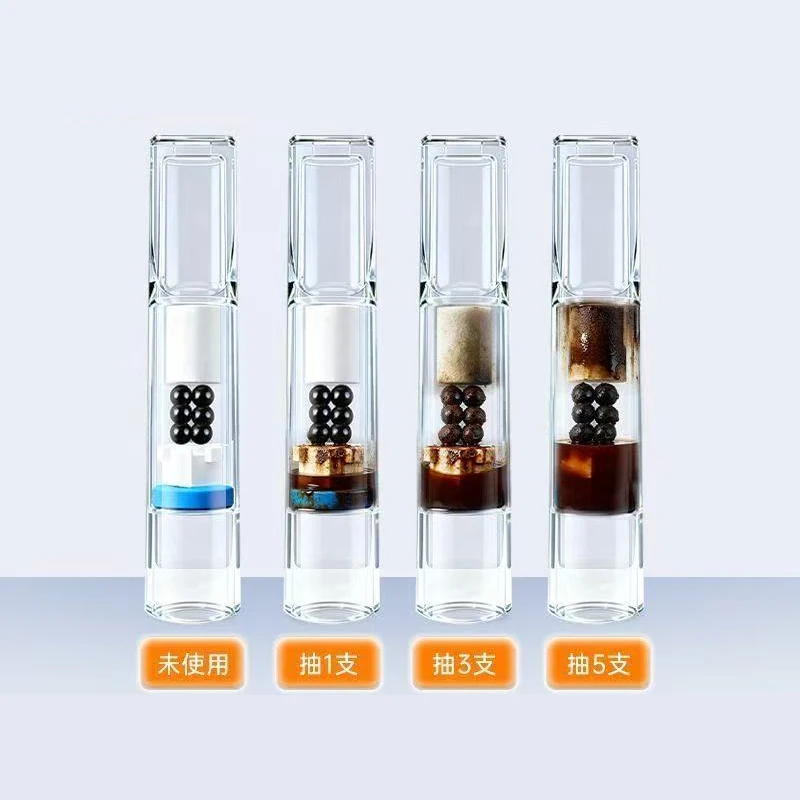 New Arrival Fit for 5.5/5.2 mm Slim Disposable Cigarette filter Microfilter Smoking Filters Mouthpiece Reduce Tar Tar Filtration image 3